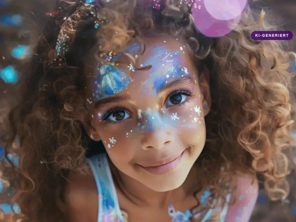 Kinderschminken-Prinzessin