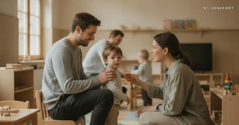 Eingewoehnung Vater