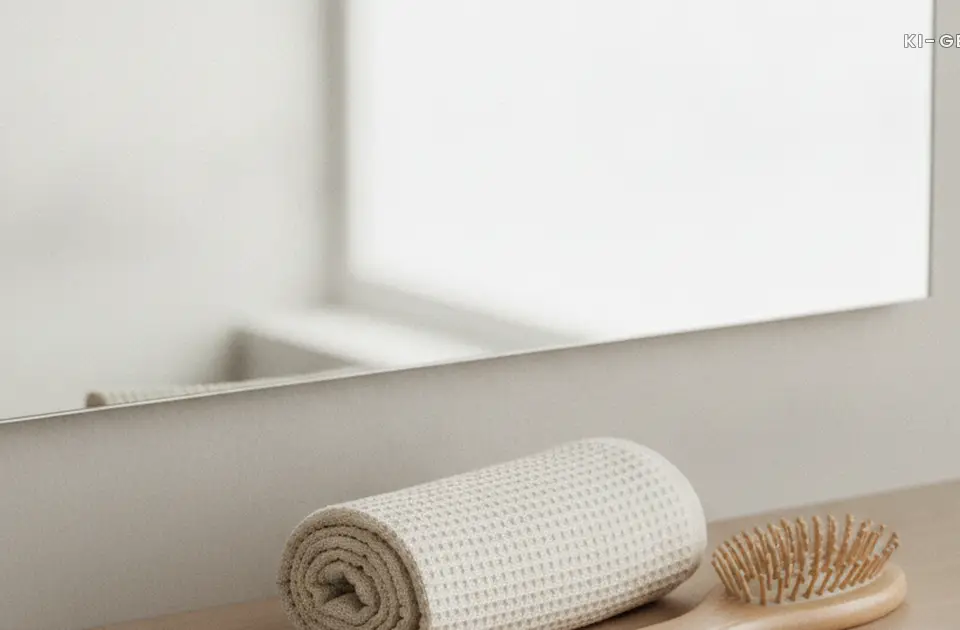 Nissenkamm und Handtuch im Badezimmer, Kopfläuse in der Kita